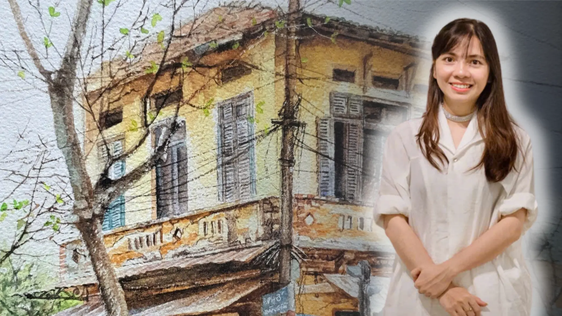 Họa sĩ trẻ Nguyễn Thị Thanh Tuyền và tình yêu Hà Nội